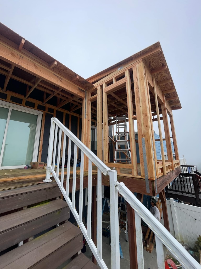 Framing -- Balcony conversion SF