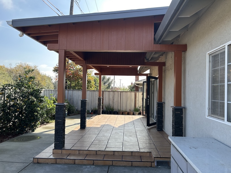 Patio build Berryessa St Milpitas Photo 1