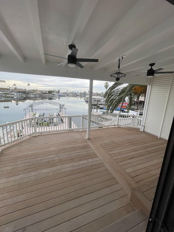 Wood Deck Before -- Discovery Bay